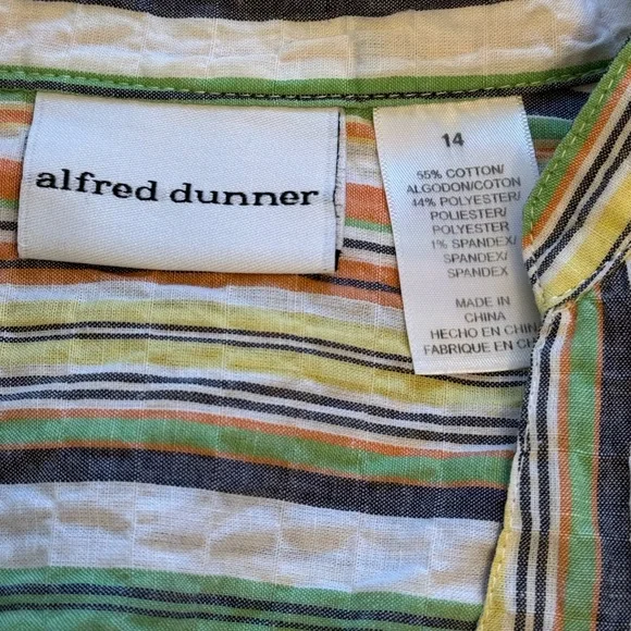 Alfred Dunner Colorful Blouse - Picture 7 of 9